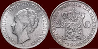 Koninkrijk der Nederlanden 2 ½ Gulden NEDERLAND (NETHERLANDS, KINGDOM) - WILHELMINA, 1890-1948 - -