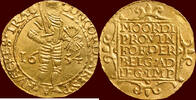 Utrecht Gouden dukaat NOORDELIJKE NEDERLANDEN (NETHERLANDS) - REPUBLIEK, 1581-1795 - UTRECHT - 1634, Utrecht -