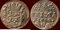 Friesland 1/8 Stuiver NOORDELIJKE NEDERLANDEN (NETHERLANDS) - REPUBLIEK, 1581-1795 - FRIESLAND - of duit 1682, Leeuwarden -