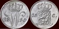Koninkrijk der Nederlanden 25 Cents NEDERLAND (NETHERLANDS, KINGDOM) - WILLEM I, 1815-1840 - 1830, Utrecht -