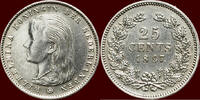 Koninkrijk der Nederlanden 25 Cents NEDERLAND (NETHERLANDS, KINGDOM) - WILHELMINA, 1890-1948 - -