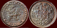 Koninkrijk der Nederlanden ½ Cent NEDERLAND (NETHERLANDS, KINGDOM) - WILHELMINA, 1890-1948 - -