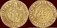 Sint Jansgoudgulden NOORDELIJKE NEDERLANDEN (NETHERLANDS) - OVERIJSSEL - RIJKSSTAD KAMPEN - KAREL V, 1519-1556 - of Gelderse- of Kampergoudgulden -