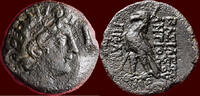 AE SELEUKID KINGDOM OF SYRIA - ANTIOCHOS VIII GRYPOS, 121-96 BC - AE 19, Antiochia ad Orontem, jr. 198, 115-114 BC -