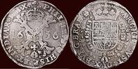 ZUIDELIJKE NEDERLANDEN (SOUTHERN NETHERLANDS) - HERTOGDOM BRABANT - PHILIPS IV, 1621-1665 - Patagon 1656, Brussel -