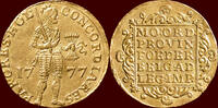 Holland Gouden dukaat NOORDELIJKE NEDERLANDEN (NETHERLANDS) - REPUBLIEK, 1581-1795 - HOLLAND - 1777, Dordrecht -