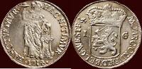 West-Friesland Gulden NOORDELIJKE NEDERLANDEN (NETHERLANDS) - REPUBLIEK, 1581-1795 - WEST-FRIESLAND - 1714, Medemblik -