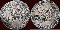 Dollar MALTA, ORDER OF MALTA - ALOF DE WIGNACOURT, - Holland Lion 1589 with Maltese (?) countermarks -