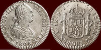1 Real BOLIVIA - CARLOS IV, 1788-1808 - PTS - P.J., Potosi -