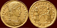 Roman Empire AV Solidus CONSTANS, 337-350 - Treverorum -