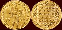 Utrecht Gouden dukaat NOORDELIJKE NEDERLANDEN (NETHERLANDS) - REPUBLIEK, 1581-1795 - UTRECHT - 1756/55, Utrecht -