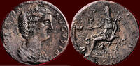 Roman Empire AE Sestertius JULIA DOMNA, wife of Septimius Severus - Rome (195) -
