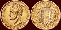 10 Lire ITALY - SARDINIA, KINGDOM - CARLO ALBERTO, 1831-1849 - 1833 P, Genua -