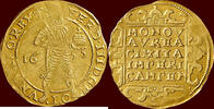 Overijssel Dubbele gouden dukaat NOORDELIJKE NEDERLANDEN (NETHERLAND) - REPUBLIEK - OVERIJSSEL - STAD KAMPEN - FERDINAND III, 1637-1657 - -