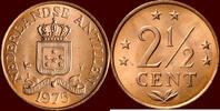 2 ½ Cent NEDERLAND (NETHERLANDS, KINGDOM) - NEDERLANDS WEST-INDIË (DUTCH WEST INDIES) - NEDERLANDSE ANTILLEN (NETHERLANDS ANTILLES) - JUL -
