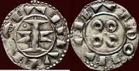 denier FRANCE - LANGUEDOC - COUNTY OF MELGUEIL - ÉVÊQUES DE MAGUELONNE - CRUSADERS - Anonymous n.d., Narbonne -