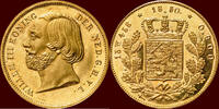 Koninkrijk der Nederlanden NEDERLAND (NETHERLANDS, KINGDOM) - WILLEM III, 1849-1890 - Dubbele gouden willem -