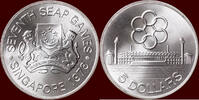 5 Dollars SINGAPORE - REPUBLIC - -