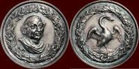 NOORDELIJKE NEDERLANDEN (NETHERLANDS) - REPUBLIEK, 1581-1795 - OVERLIJDEN JOOST VAN DEN VONDEL - AR Plaquettepenning z.j. -
