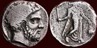 AR Stater CILICIA, MALLOS - TIME OF TIRIBAZOS & PHARNABAZOS (379-374) - ca. 385-375 BC -