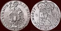 West-Friesland 3 Gulden NOORDELIJKE NEDERLANDEN (NETHERLANDS) - REPUBLIEK, 1581-1795 - WEST-FRIESLAND - 1794, Enkhuizen -