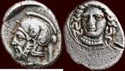 AR Stater CILICIA, TARSOS - PERSIAN RULE - FARNABAZU (PHARNABAZOS), PERSIAN MILITARY COMMANDER, CIRCA 380-373 BC - circa 378-373 BC -