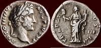 Roman Empire AR Denarius ANTONINUS PIUS, 138-161 - Rome -