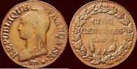 5 Centimes FRANCE - FIRST REPUBLIC - DIRECTOIRE, 1795-1799 & CONSULAT, 1799-1804 - AN 8AA (1799/1800), Metz -