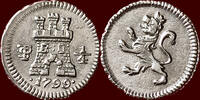 ½ Real BOLIVIA - CARLOS IV, 1788-1808 - PTS, Potosi -