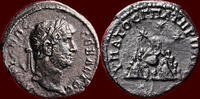 Roman Empire AR Didrachm HADRIANUS (HADRIAN),117-138 - CAPPADOCIA, CAESAREA - -