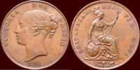 1 Penny ENGLAND - UNITED KINGDOM - VICTORIA, 1837-1901 - 1858, London -
