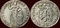 West-Friesland Gulden NOORDELIJKE NEDERLANDEN (NETHERLANDS) - REPUBLIEK, 1581-1795 - WEST-FRIESLAND - 1793, Enkhuizen -