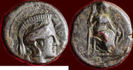 AE SICILIA (SICILY), ATHL - AE 14, 357-336 BC -