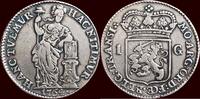 Overijssel Gulden NOORDELIJKE NEDERLANDEN (NETHERLANDS) - REPUBLIEK, 1581-1795 - OVERIJSSEL - 1764, Kampen -