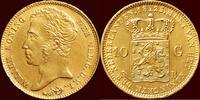 Koninkrijk der Nederlanden 10 Gulden NEDERLAND (NETHERLANDS, KINGDOM) - WILLEM I, 1815-1840 - 1825, Brussel -