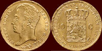 Koninkrijk der Nederlanden 10 Gulden NEDERLAND (NETHERLANDS, KINGDOM) - WILLEM I, 1815-1840 - 1837, Utrecht -