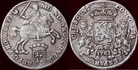 West-Friesland Zilveren rijder NOORDELIJKE NEDERLANDEN (NETHERLANDS) - REPUBLIEK, 1581-1795 - WEST-FRIESLAND - 1761, Hoorn -