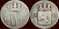 Koninkrijk der Nederlanden 10 Cents NEDERLAND (NETHERLANDS, KINGDOM) - WILLEM I, 1815-1840 - 1823, Brussel -