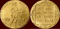 Koninkrijk der Nederlanden Gouden dukaat NEDERLAND (NETHERLANDS, KINGDOM) - WILLEM I, 1815-1840 - 1839/38, St. Petersburg (Russische slag) -
