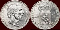 Koninkrijk der Nederlanden 2 ½ Gulden NEDERLAND (NETHERLANDS, KINGDOM) - WILLEM III, 1849-1890 - -