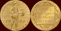 Koninkrijk der Nederlanden Gouden dukaat NEDERLAND (NETHERLANDS, KINGDOM) - WILHELMINA, 1890-1948 - -