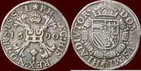 Overijssel Bourgondische kruisrijksdaalder NOORDELIJKE NEDERLANDEN (NETHERLANDS) - REPUBLIEK, 1581-1795 - OVERIJSSEL - 1590, Kampen -