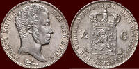 Koninkrijk der Nederlanden ½ Gulden NEDERLAND (NETHERLANDS, KINGDOM) - WILLEM I, 1815-1840 - 1830/2(.), Brussel -