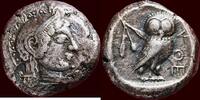 AR Tetradrachm ATTIKA, ATHENE (ATHENS) - circa 500-490 BC -
