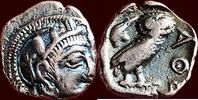AR Obol ATTIKA, ATHENE (ATHENS) - circa 449 - 413 BC -