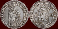 Friesland Driegulden NOORDELIJKE NEDERLANDEN (NETHERLANDS) - REPUBLIEK, 1581-1795 - FRIESLAND - ½ 1696, Leeuwarden -