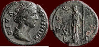 Roman Empire AE As FAUSTINA THE ELDER, wife of Antoninus Pius - Rome (147-161) -