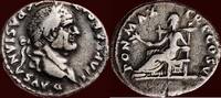 Roman Empire AR Denarius VESPASIANUS (VESPASIAN), 69-79 - Rome -