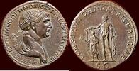Roman Empire AE Sestertius TRAJANUS (TRAJAN), 98-117 - Rome -