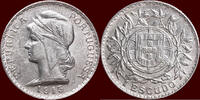 1 Escudo PORTUGAL - REPUBLIC - -